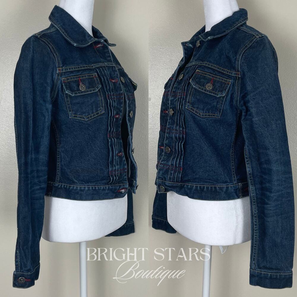 Rare Denim Jacket ALT Wash ASO Buffy Summers Buffy the Vampire Slayer Y2K Blue - Picture 7 of 11